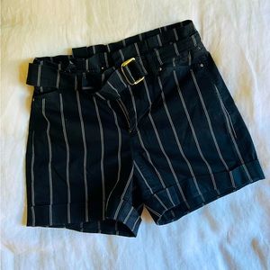 WHMB - 5” Pinstripe Black & White Shorts